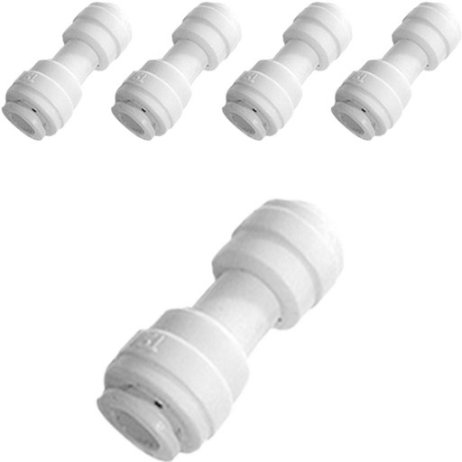 정수기마스터 정수기 피팅 PUC 일자형 호스 부속품 6.35mm