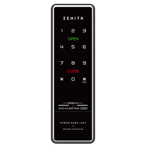 제니스 샷시 디지털 보조키 손잡이 없음 도어락 보조키 손잡이 없음 도어락 ZS700N
