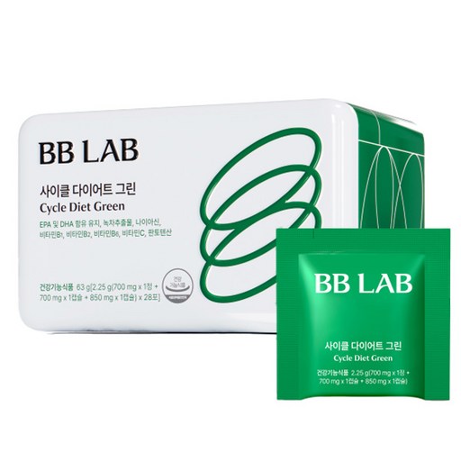 뉴트리원 비비랩 사이클 다이어트 그린 28p