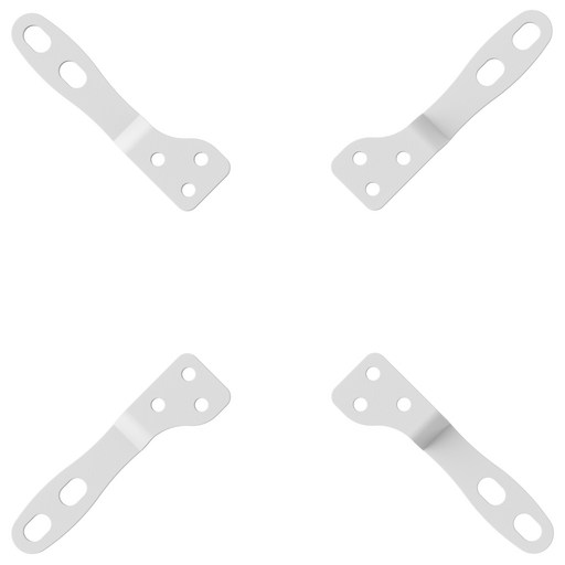 와이드뷰 벽걸이 VESA 확장브라켓 화이트 200 x 200 mm 4p