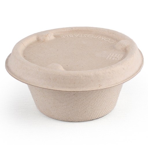 더팩컴퍼니 펄프크라프트 소스통 56ml 6.3 x 3 cm