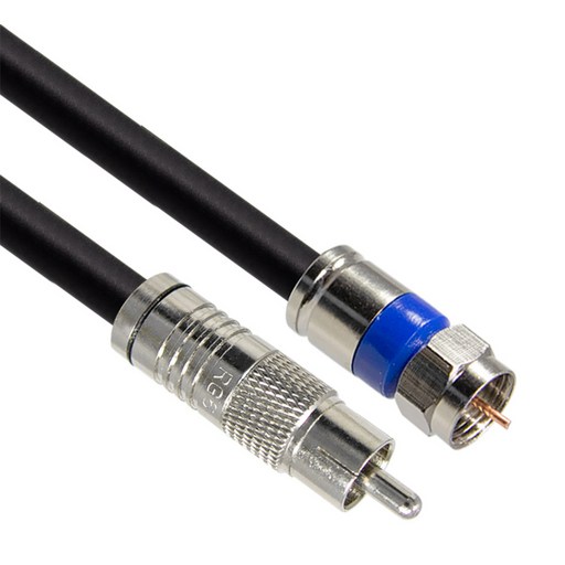 마하링크 국산 RCA TO RF 5C 동축 케이블 고급형 블랙