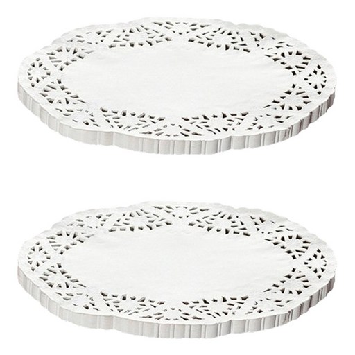 마켓감성 도일리페이퍼 타원형 150p 21.5cm