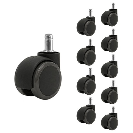 21세기트랜드 인라인 로라 바퀴 캐스터 우레탄 11mm 핀타입 30mm