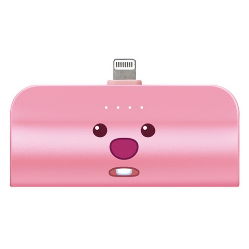 로이체 잔망루피 도킹형 피규어 스탠딩 스틱 미니 보조배터리 5000mAh 8핀