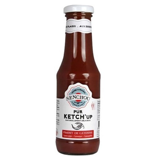 상슈 카옌 페퍼 토마토 케첩 글라스보틀
