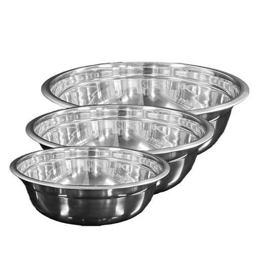 STS 304 스텐 믹싱볼 35cm + 48cm + 53cm 세트