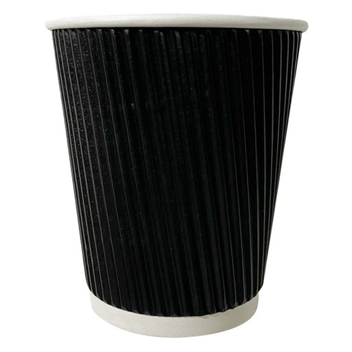 대한 3중 웨이브 블랙 종이컵 240ml