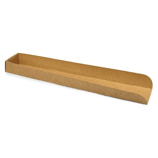 제이팩토리 크라프트 꼬치트레이 일회용 종이 받침 특대 32 x 5 x 3 cm