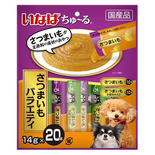 이나바 강아지 츄르 버라이어티 간식 20p DS-309