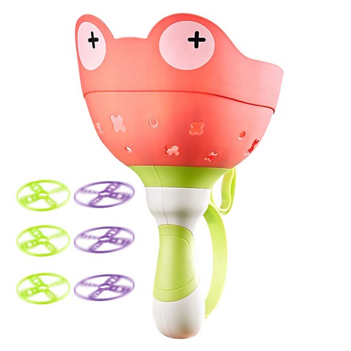 조이키즈 캐치플라잉 개구리 비행접시 플라잉완구 세트