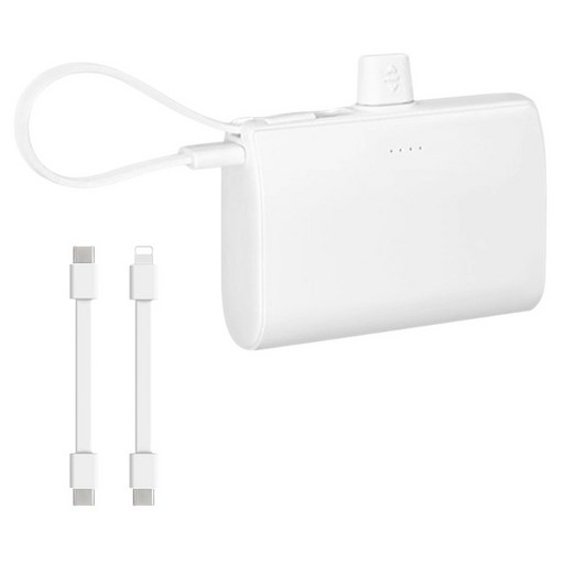 비즈 대용량 듀얼 도킹 보조배터리 10000mAh 애플8핀 / C타입