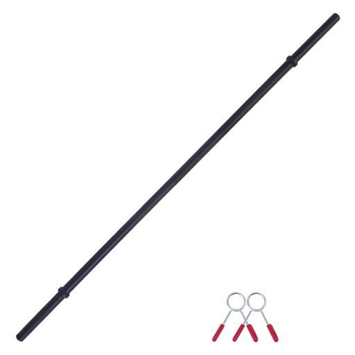 아리프 PVC 코팅 경량 직선 바벨 역기봉 원판 직경 28mm용 1400mm + 마구리 2p