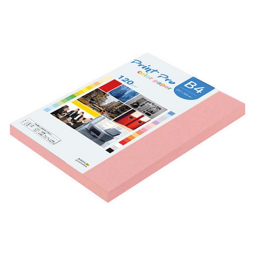 종이문화 프린트 프로 얇은 칼라복사지 No 24 핑크 120g