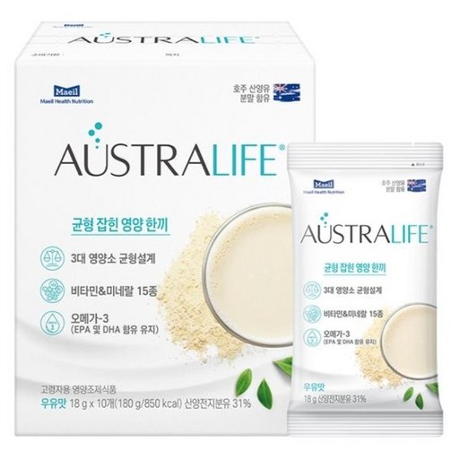 오스트라라이프 산양유 단백질 스틱 영양식 10p
