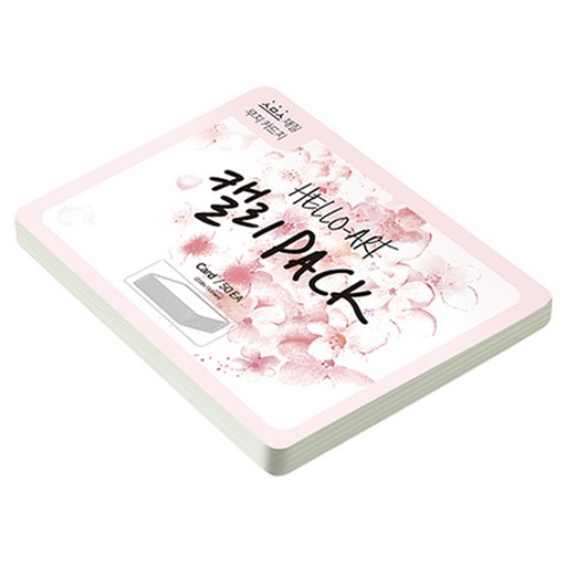 종이문화 헬로우 아트 캘리팩 두꺼운 스므스 카드 200g 31 그레이
