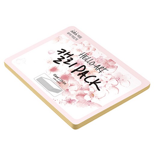종이문화 헬로우 아트 캘리팩 두꺼운 스므스 카드 200g 04 버프