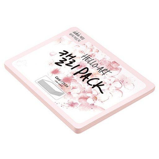 종이문화 헬로우 아트 캘리팩 두꺼운 스므스 카드 200g 23 코스모스핑크