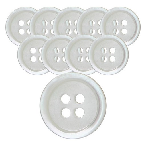 동대문단추왕 고급 리얼 자개 일반테 단추 10mm