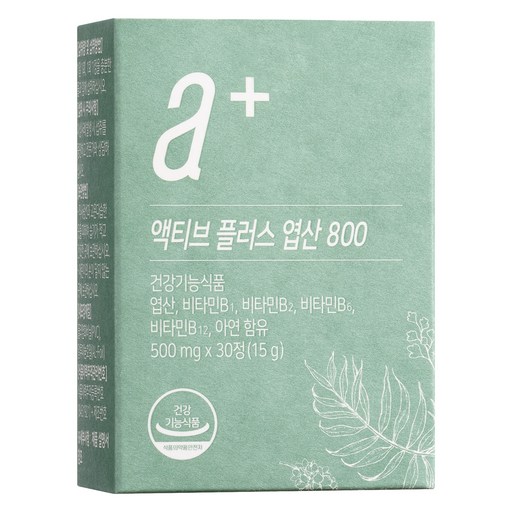 뉴트리모어 액티브 플러스 엽산 800 활성형 임산부 영양제 15g