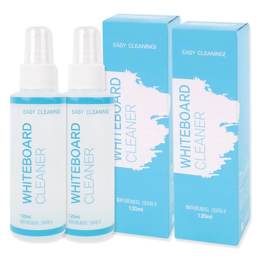 두문 얼룩제거용 화이트보드 크리너 유광 120ml 2p