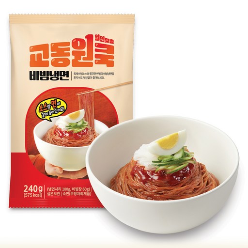 교동식품 원쿡 비빔냉면 실온 240g