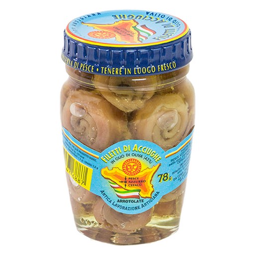 페스체아주로체파루 안티카 올리브유 앤초비 필렛