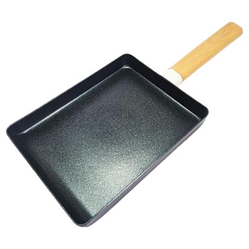 모던맘 인덕션 블랙 우드 계란말이팬 17 x 23 cm