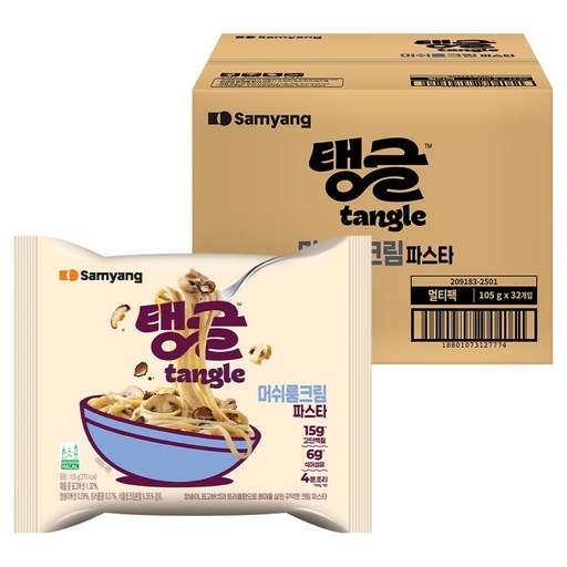 tangle 머쉬룸 크림파스타 105g