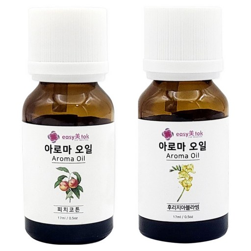 이지미톡 아로마 오일 방향제 원액 2종 x 17ml 세트