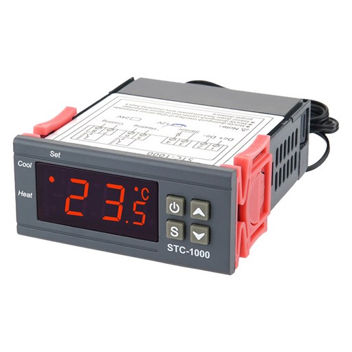 컴스 히팅 쿨링 디지털 온도조절기 DC12V TB709