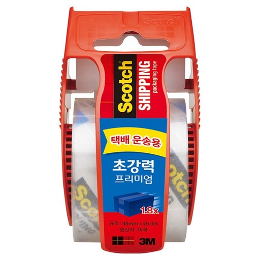 스카치 초강력 프리미엄 포장용 테이프 48mm x 20m