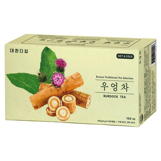 대한다업 우엉차