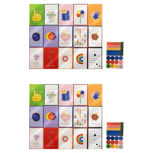 알로데 유니크 포스터 15종 x 2p 세트 N0 01 컬러풀