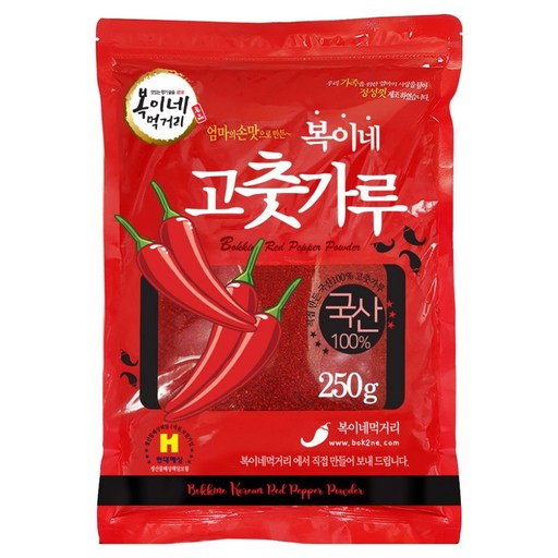 복이네먹거리 고추가루 보통맛 김치 김장용