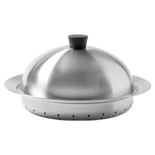 JAJU 24~28cm 냄비용 스테인리스 찜기 + 돔형 뚜껑 세트