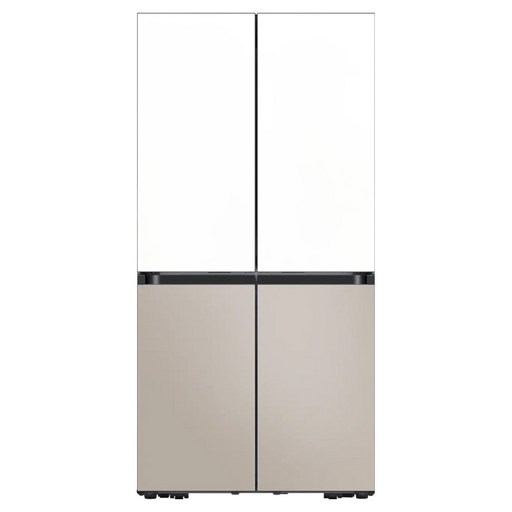 [10% 환급가전] 삼성전자 Bespoke AI 하이브리드 키친핏 637L 4도어 냉장고 방문설치, RM70F64R1ZG