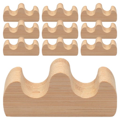 소울리치 실용적인 서예용품 붓받침 우드 6.5 x 1.5 x 3 cm