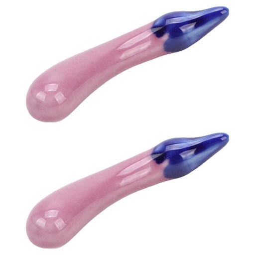 소울리치 예쁜 도자기 붓받침 가지 7 x 1.5 cm