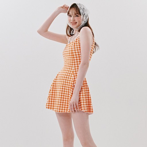 소냐레바이 뉴 쉐이프 체크 원피스