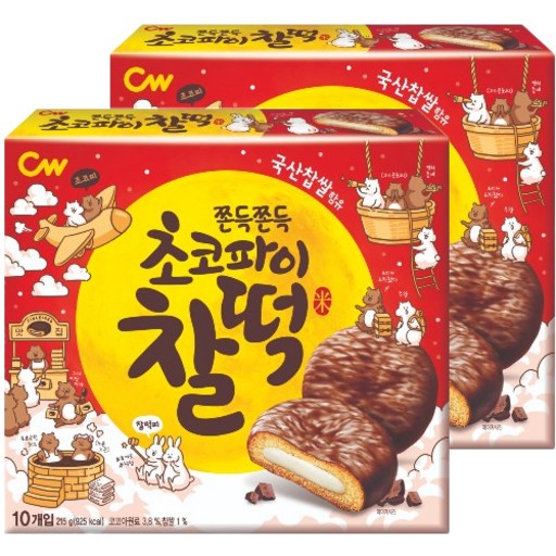 청우 찰떡초코파이 258g