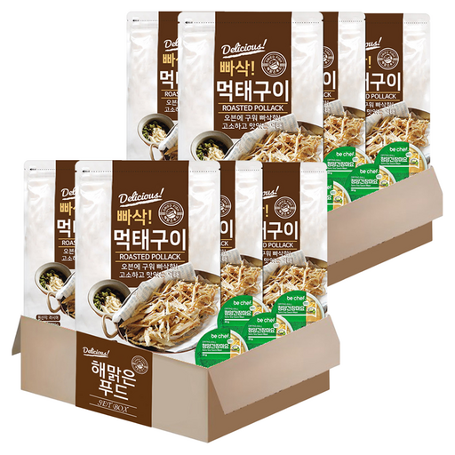 해맑은푸드 빠삭 먹태구이 25g + 청양간장마요 소스 30g 세트