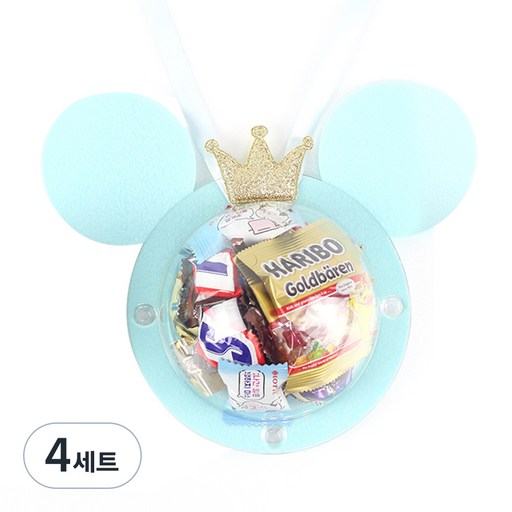 라비나 스낵 목걸이 과자 세트 블루