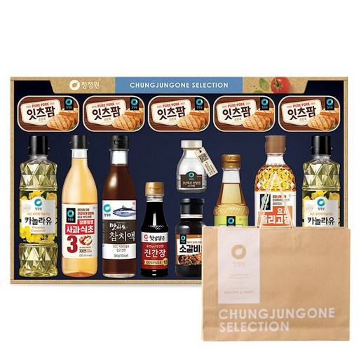 청정원 행복 C호 선물세트   쇼핑백