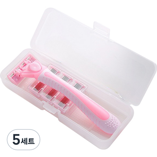 리앤베르 여성용 면도기 핑크 세트
