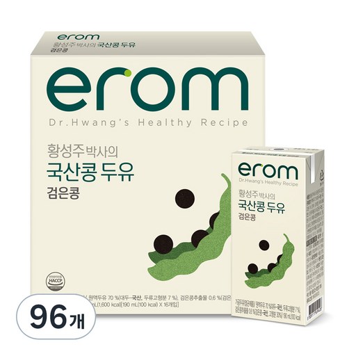 이롬 황성주 검은콩 두유