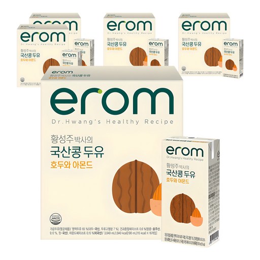 이롬 황성주박사의 국산콩 두유 호두와 아몬드