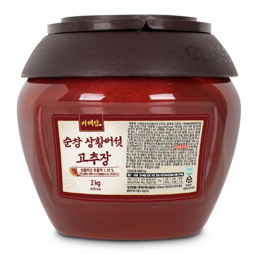더해담 순창 상황버섯 고추장