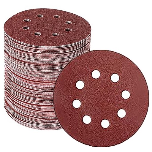 OON 8홀 밸크로 그라인더 원형사포 800방 125mm 100p