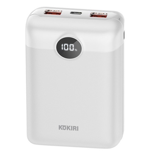 코끼리 LCD 잔량표시 고속충전 대용량 PD 보조배터리 20000mAh 멀티단자 22.5W